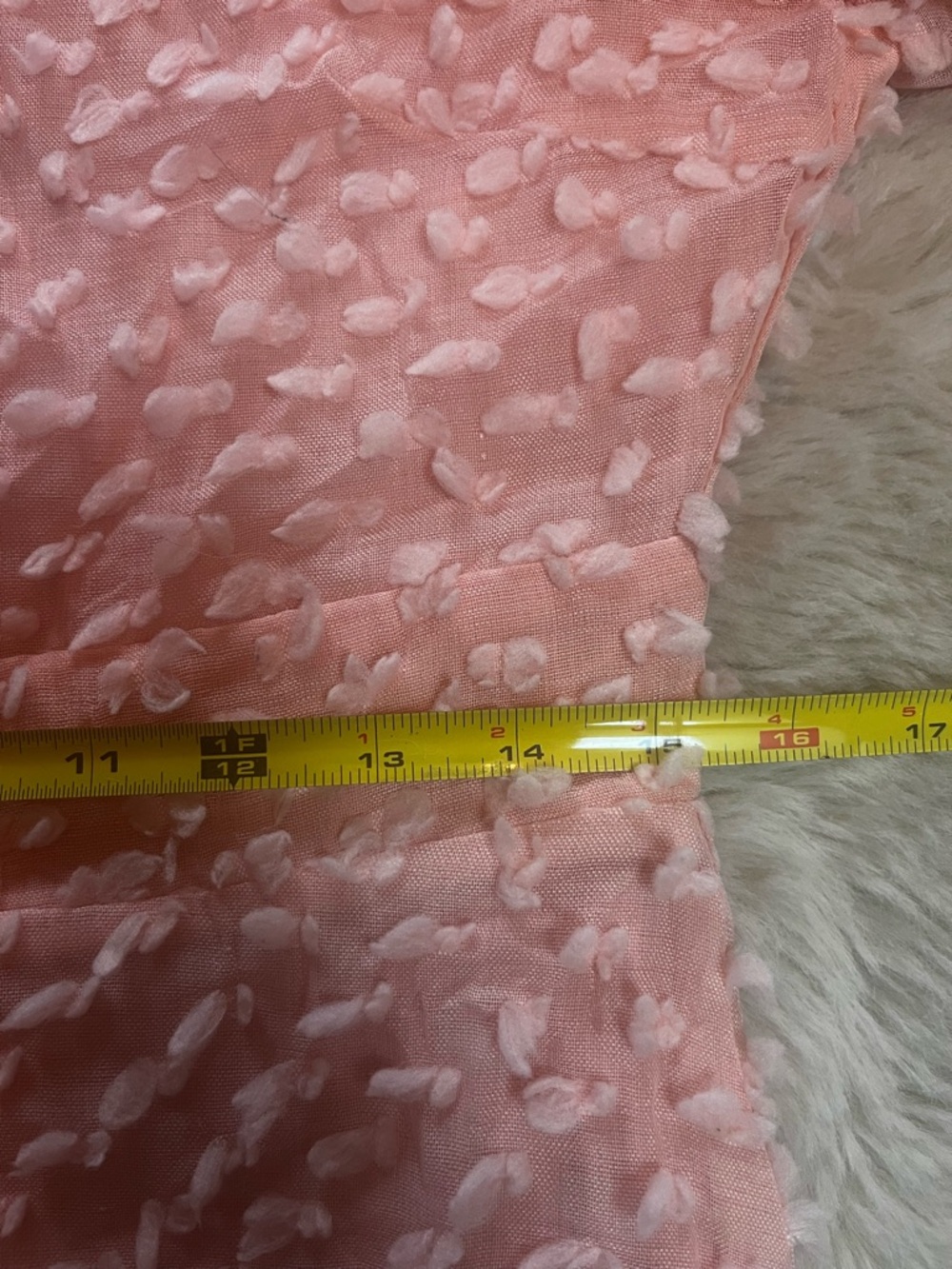 Milkmaid Fairycore Ethereal Chiffon Dainty Feminine Textured Ruffle Boho Dress L - Picture 8 of 10